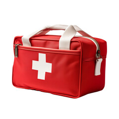 Red First aid bag