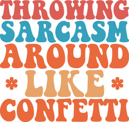 sarcasm retro svg design and digital download