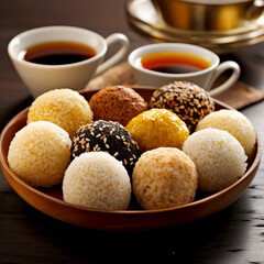 glutinous rice balls in a bowl, Lantern Festival
