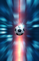 soccer ball against a dynamic background, UEFA Euro 2024