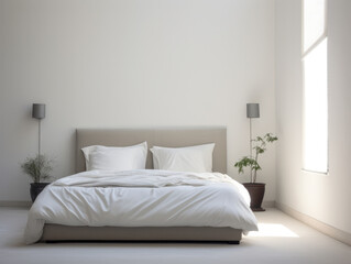 Serene minimalist bedroom