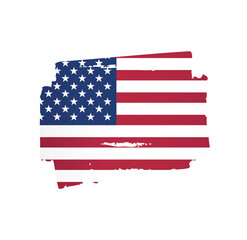 Flag of the United States, vector illustration