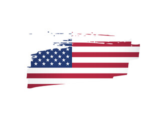 Flag of the United States, vector illustration