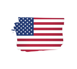 Flag of the United States, vector illustration