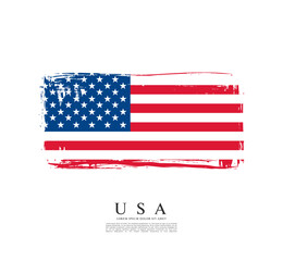 Flag of the United States, vector illustration