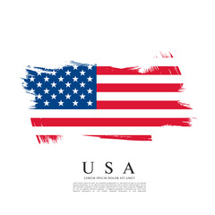 Flag of the United States, vector illustration