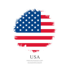 Flag of the United States, vector illustration