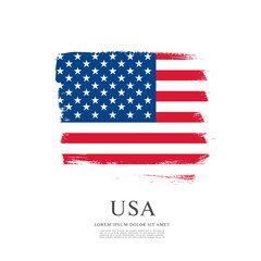 Flag of the United States, vector illustration