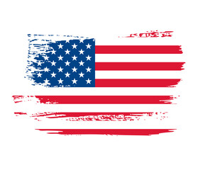 Flag of the United States, vector illustration