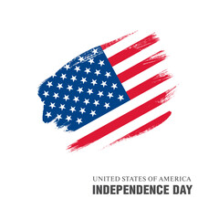 Flag of the United States, vector illustration