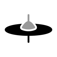 Cymbal Monochrome Icon