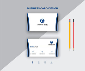 Fototapeta premium Business Card Design Template