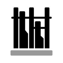 Angklung Monochrome Icon