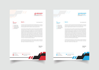 Creative business letterhead template design