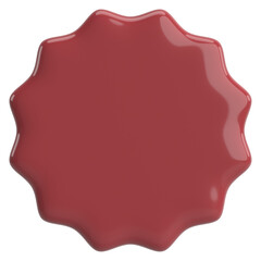 Price tag. Price label. 3D illustration.