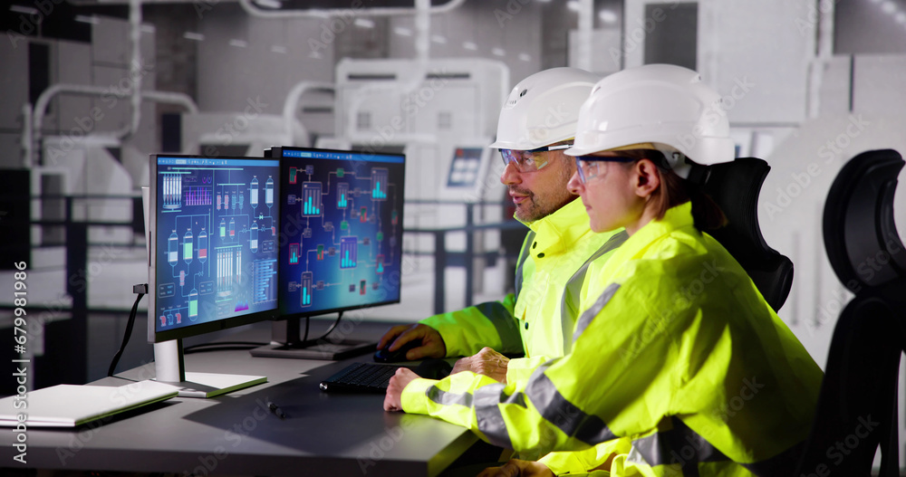 Poster industrial automation: the engineer's software system
