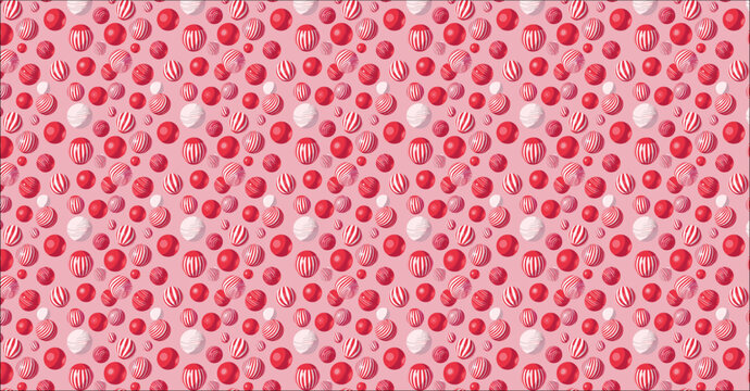 pink background with circles, seamless pattern with flowers, pattern of colorful sanitary pads flat laid against green background