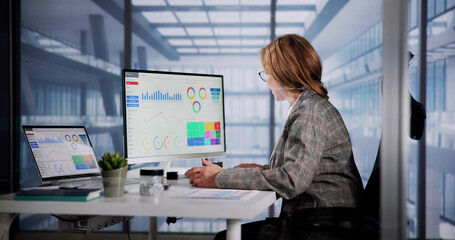 Financial Analyst's Business Data Dashboard