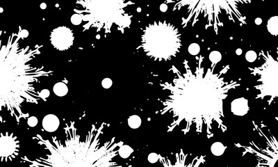 Grunge detailed black abstract texture. Vector background..