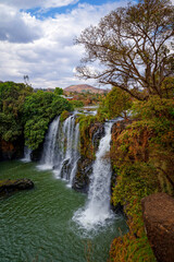 Les chutes de la rivière Lily à Madagascar dans la région Itasy