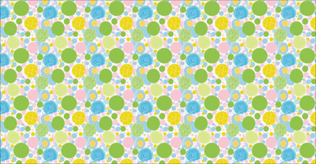 seamless pattern with flowers, seamless pattern with flowers, pattern of colorful sanitary pads flat laid against green background