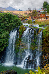 Les chutes de la rivière Lily à Madagascar dans la région Itasy