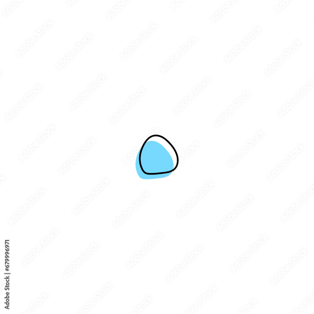 Aufkleber blob set element vector with color isolated