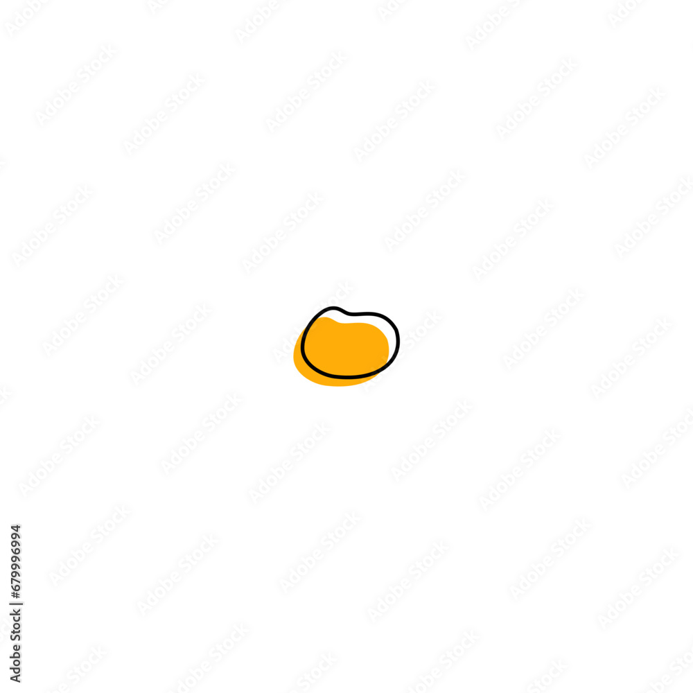 Aufkleber blob set element vector with color texture