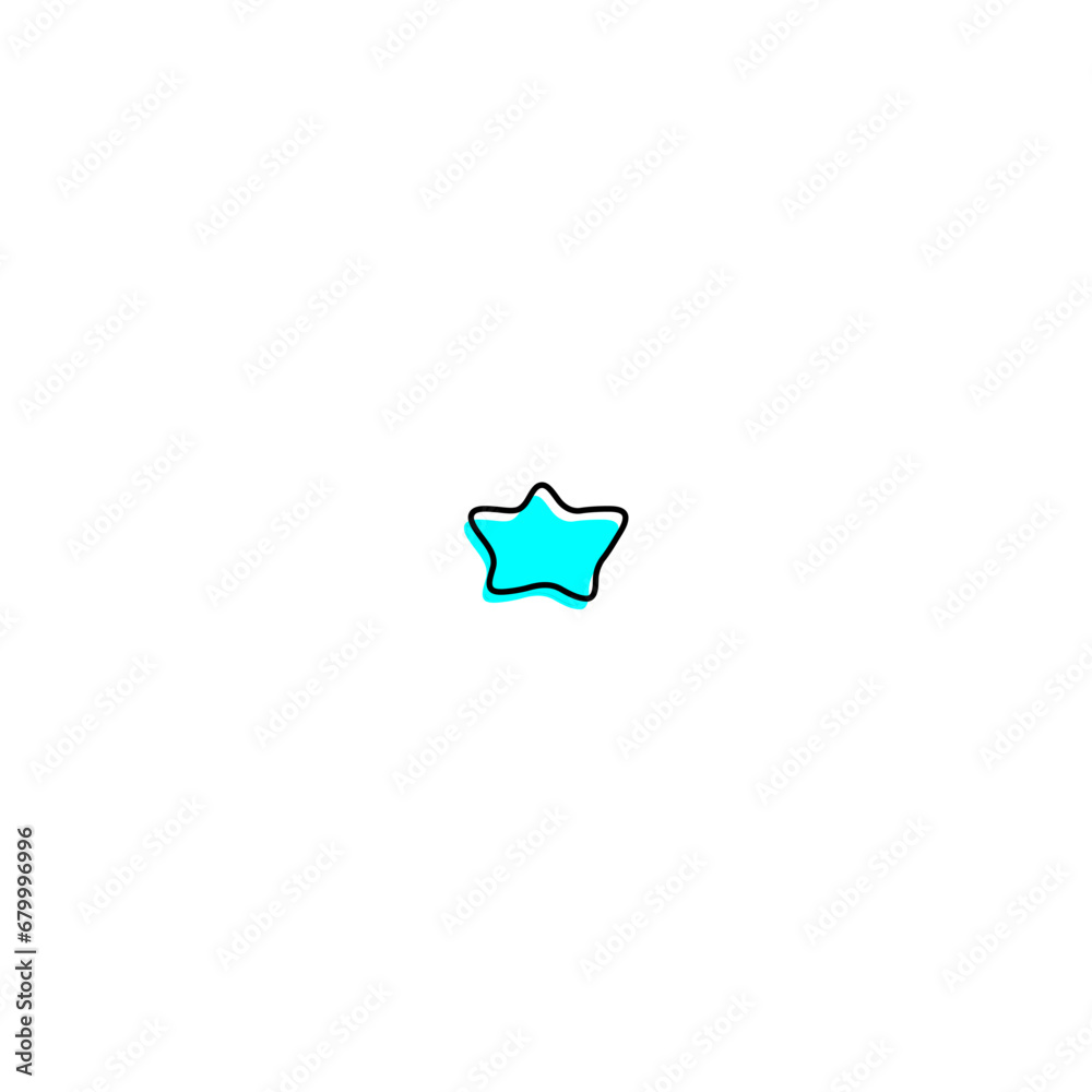 Fototapete blob set element vector with color vector