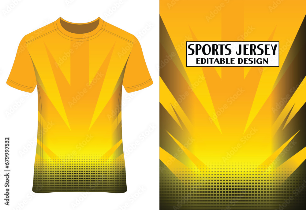 Wall mural sublimation sports jersey tee design | athletic apparel | customizable print | performance wear | di