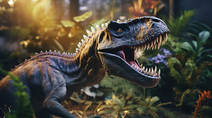 dinosaur closeup 