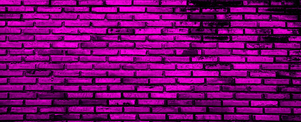 Brick Purple Wall Background Night Street Dark Plain Backdrop Concrete Pattern Floor grunge Lihgt...
