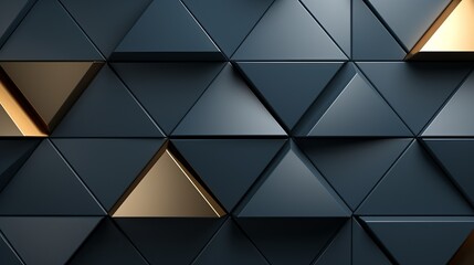 Bicolored 3d triangle wallpaper