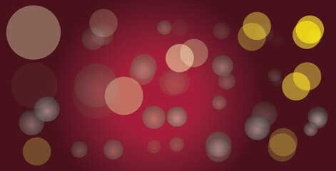 red glitter blurred texture. Golden shimmer bokeh. Festive mpty background. Defocused pattern. Winter holidays abstract templat