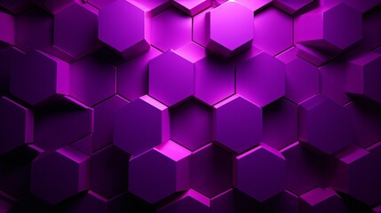 Hexagon purple shinning 3d divider background