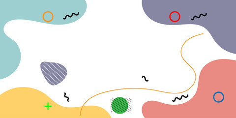 Abstract pop art background with wave pattern, dotted. Vector pattern. Color wave template and presentation design