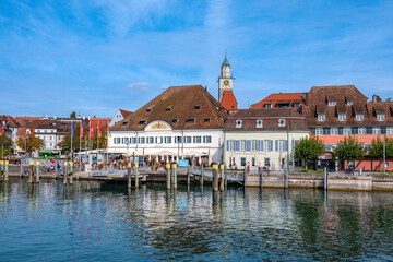 Fototapeta na wymiar View of Überlingen on Lake Constance, Baden-Württemberg, Germany, Europe