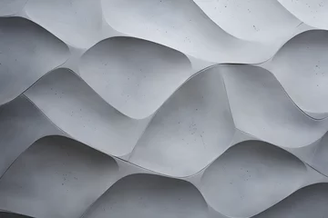 Deurstickers shaped concrete wall texture © sam