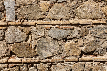 Abstract texture of old stone wall