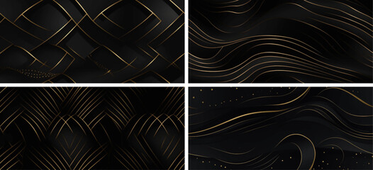 pattern black abstract line texture design wallpaper background backdrop vector illustration 