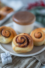  Festive idea for Homemade traditional winter festive dessert buns 