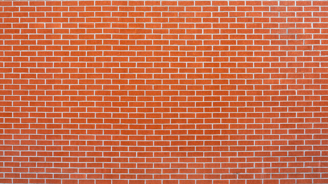 Fototapeta Red brick wall background. 