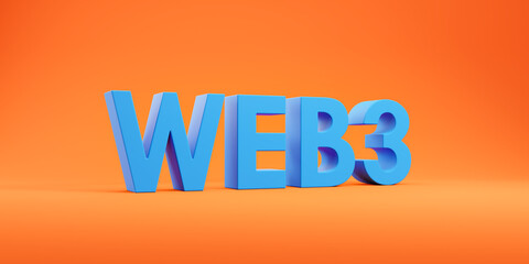 Web3 background, new generation of internet