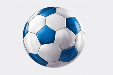 soccer ball isolated on white