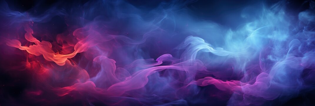 Sci Fi Modern Futuristic Smoke Neon, Banner Image For Website, Background abstract , Desktop Wallpaper