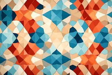 Algorithmic Mosaics: Geometric Harmony In Patterns