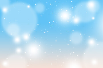 雪が舞っているようなキラキラした背景