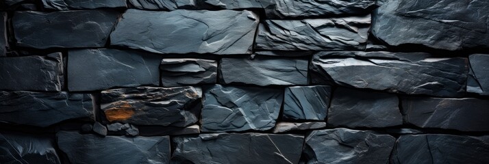 Dark Grey Black Slate Background Texture, Banner Image For Website, Background abstract , Desktop Wallpaper