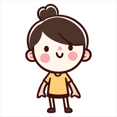 Beautiful and cute funny cartoon