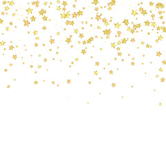 Magic stars vector overlay.  Gold stars scattered